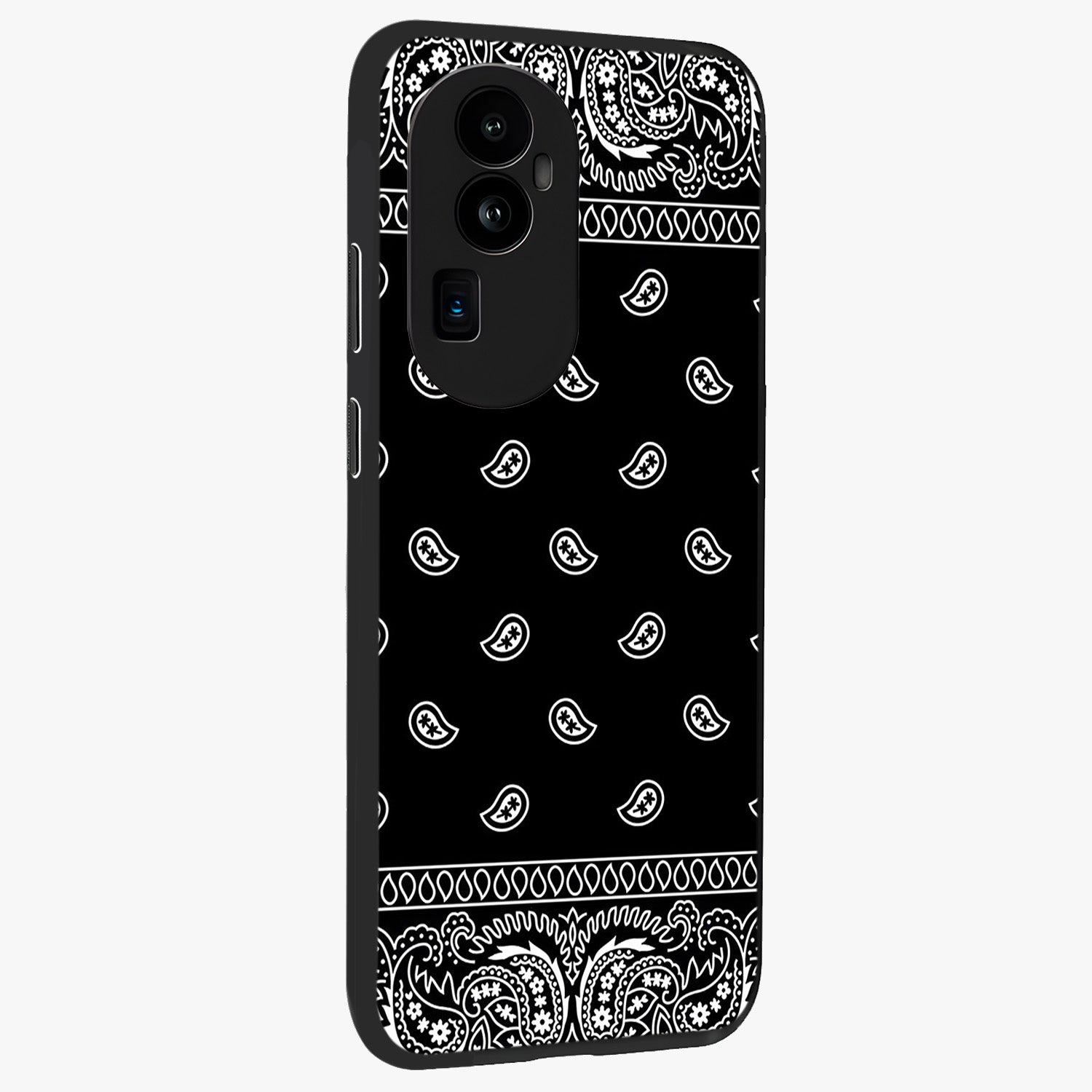 Retro Rebel Threads Glass Case upright view showcasing stylish vintage artwork with bold retro theme.