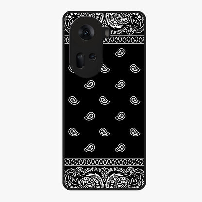 Retro Rebel Threads Glass Case showing flat back view with vintage street style artwork and glossy glass finish.