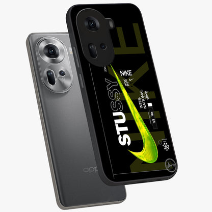 Neon Street Edition Glass Case displayed in angled mockup highlighting vibrant urban design with bold street aesthetic.