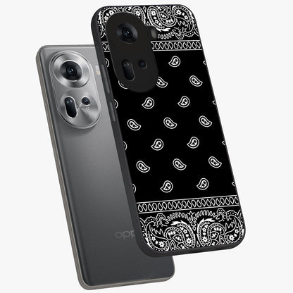Retro Rebel Threads Glass Case displayed in angled mockup highlighting retro inspired graphic design with rebellious aesthetic.