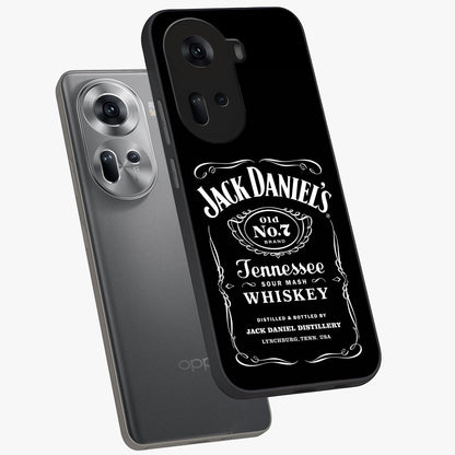 Vintage Whiskey Heritage Glass Case displayed in angled mockup highlighting retro beverage themed design with heritage aesthetic.