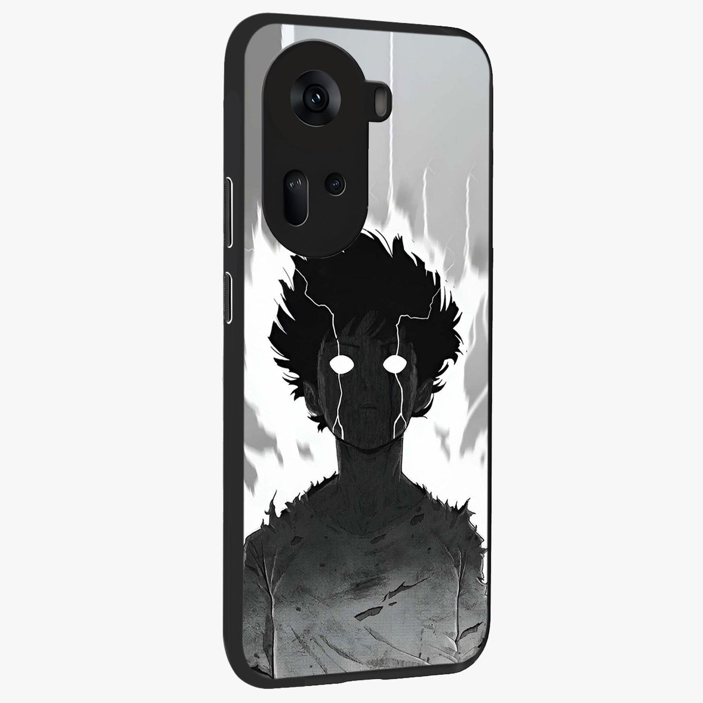 Awakened Inner Rage Glass Case upright view showcasing dramatic artwork with strong expressive aesthetic.