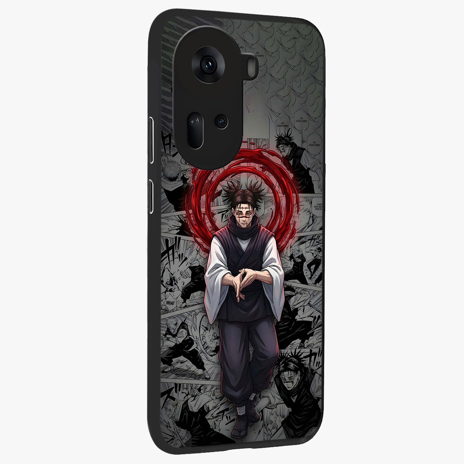 Cursed Ritual Ascension Glass Case upright view showcasing powerful ascension artwork with dark fantasy theme.