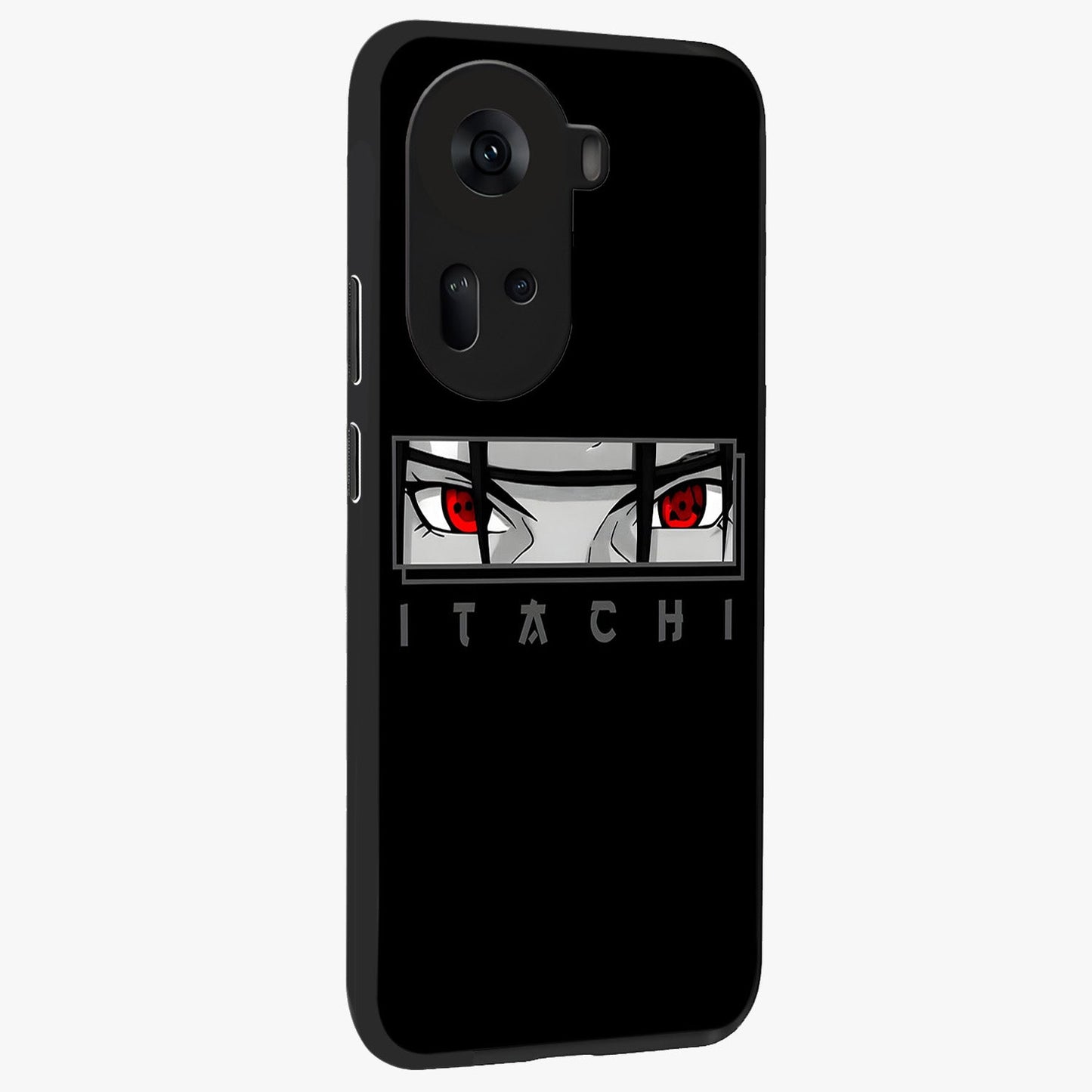 Scarlet Gaze Dominance Glass Case upright view showcasing powerful dramatic artwork with dominant artistic theme.