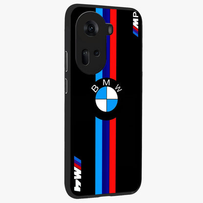 Turbo BMW Beast Glass Case upright view showcasing powerful car artwork with modern motorsport theme.