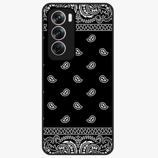 Retro Rebel Threads Glass Case showing flat back view with vintage street style artwork and glossy glass finish.