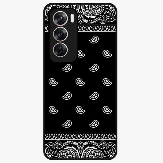 Retro Rebel Threads Glass Case showing flat back view with vintage street style artwork and glossy glass finish.