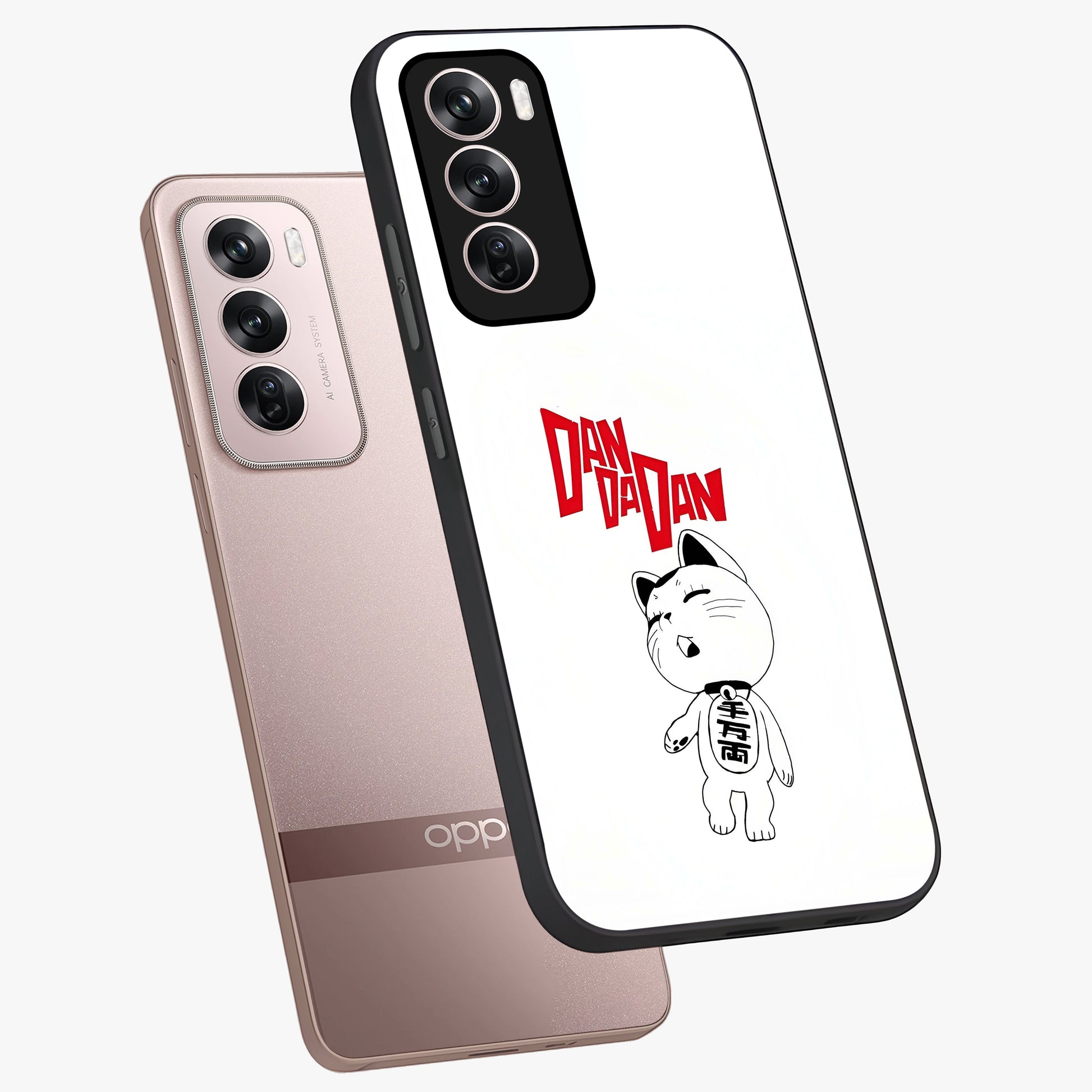 Playful Spirit Charm Glass Case displayed in angled mockup highlighting lively decorative design with playful aesthetic style.