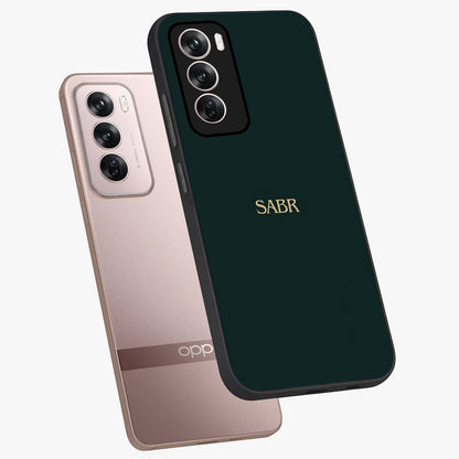 Sabr Minimal Patience Glass Case displayed in angled mockup highlighting simple inspirational design with clean aesthetic style.