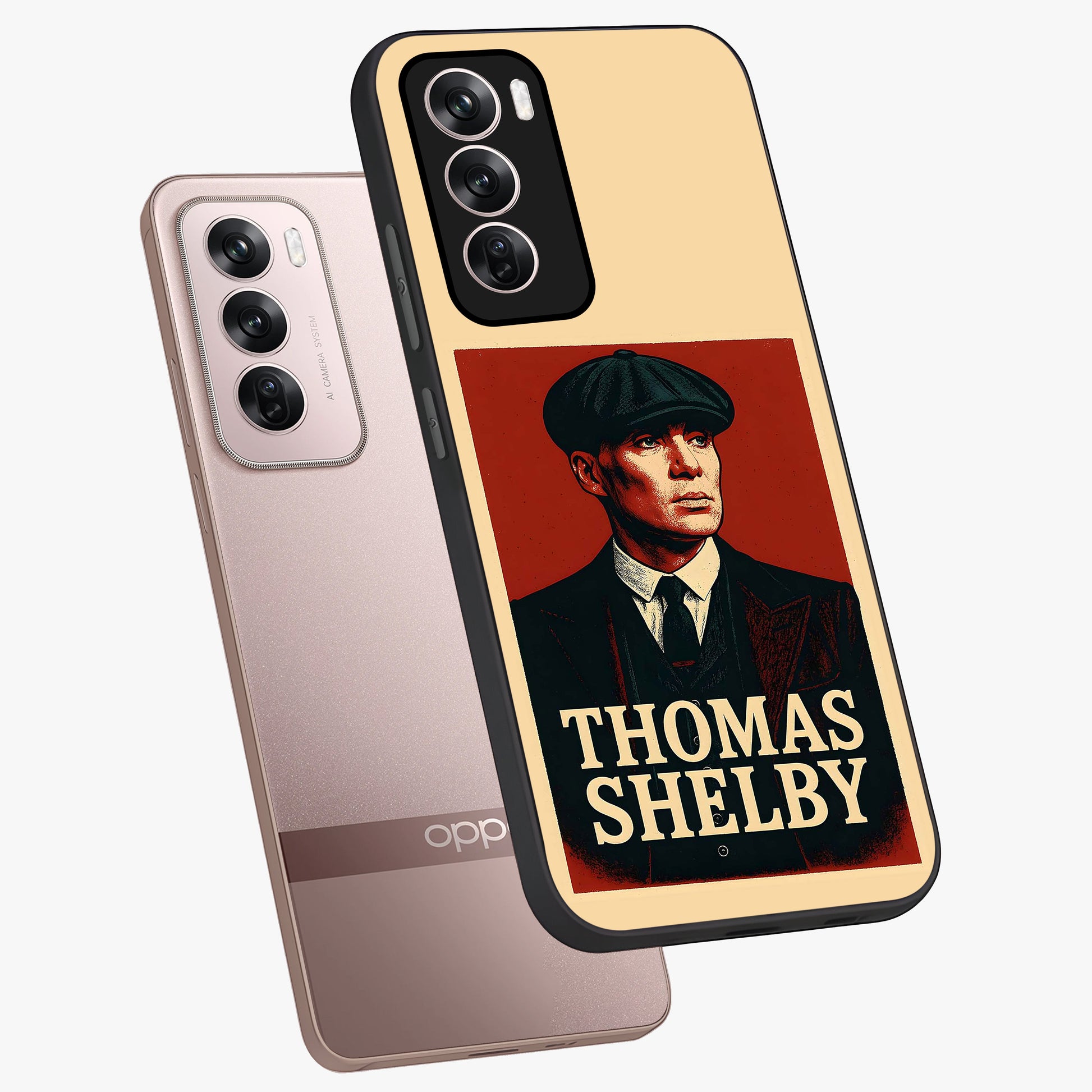 Vintage Mafia Authority Glass Case displayed in angled mockup highlighting powerful retro design with classic gangster aesthetic.