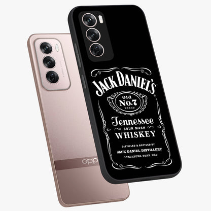 Vintage Whiskey Heritage Glass Case displayed in angled mockup highlighting retro beverage themed design with heritage aesthetic.