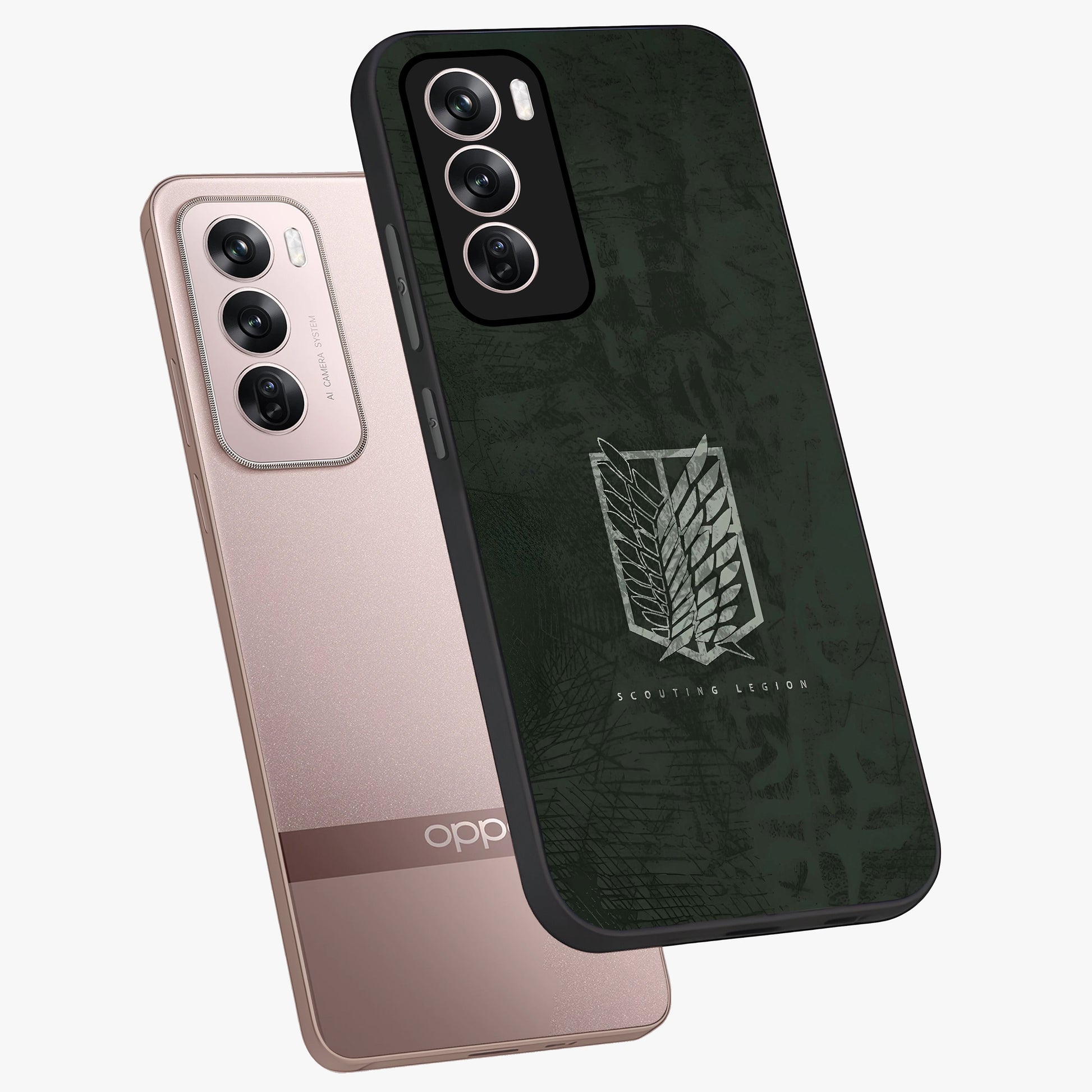 Wings Of Freedom Glass Case displayed in angled mockup highlighting graceful wing design with inspirational aesthetic.