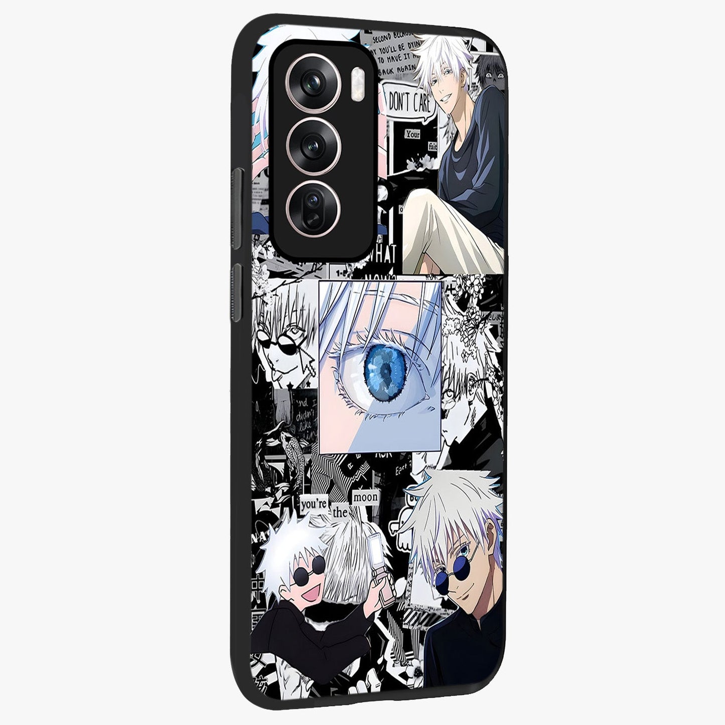 Infinity Sorcerer Chaos Glass Case upright view showcasing dramatic sorcerer artwork with chaotic mystical theme.