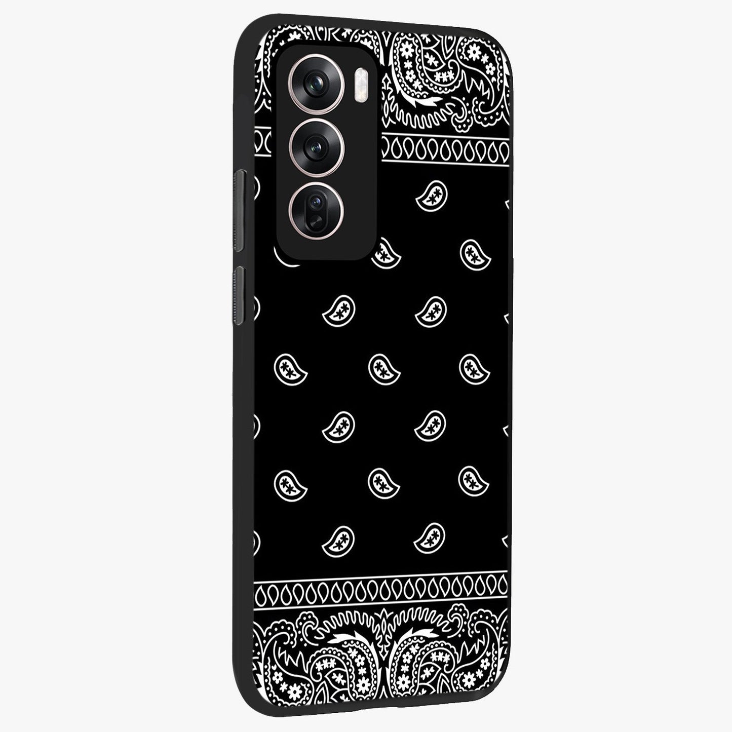 Retro Rebel Threads Glass Case upright view showcasing stylish vintage artwork with bold retro theme.