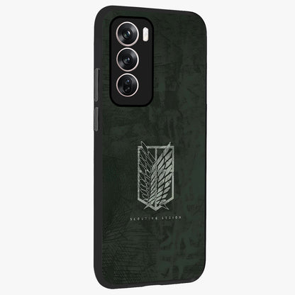 Wings Of Freedom Glass Case upright view showcasing powerful wings artwork with freedom themed design.