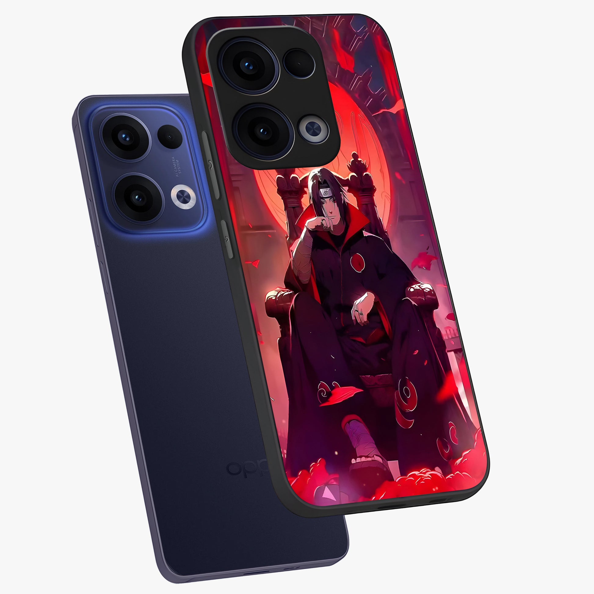 Blood Moon Sovereign Glass Case displayed in angled mockup highlighting dark celestial moon design and dramatic theme.