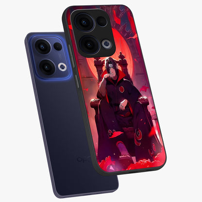 Blood Moon Sovereign Glass Case displayed in angled mockup highlighting dark celestial moon design and dramatic theme.