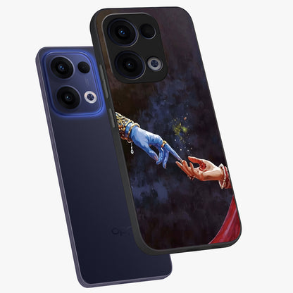 Divine Touch Eternal Glass Case displayed in angled mockup highlighting elegant divine inspired design with calm aesthetic style.