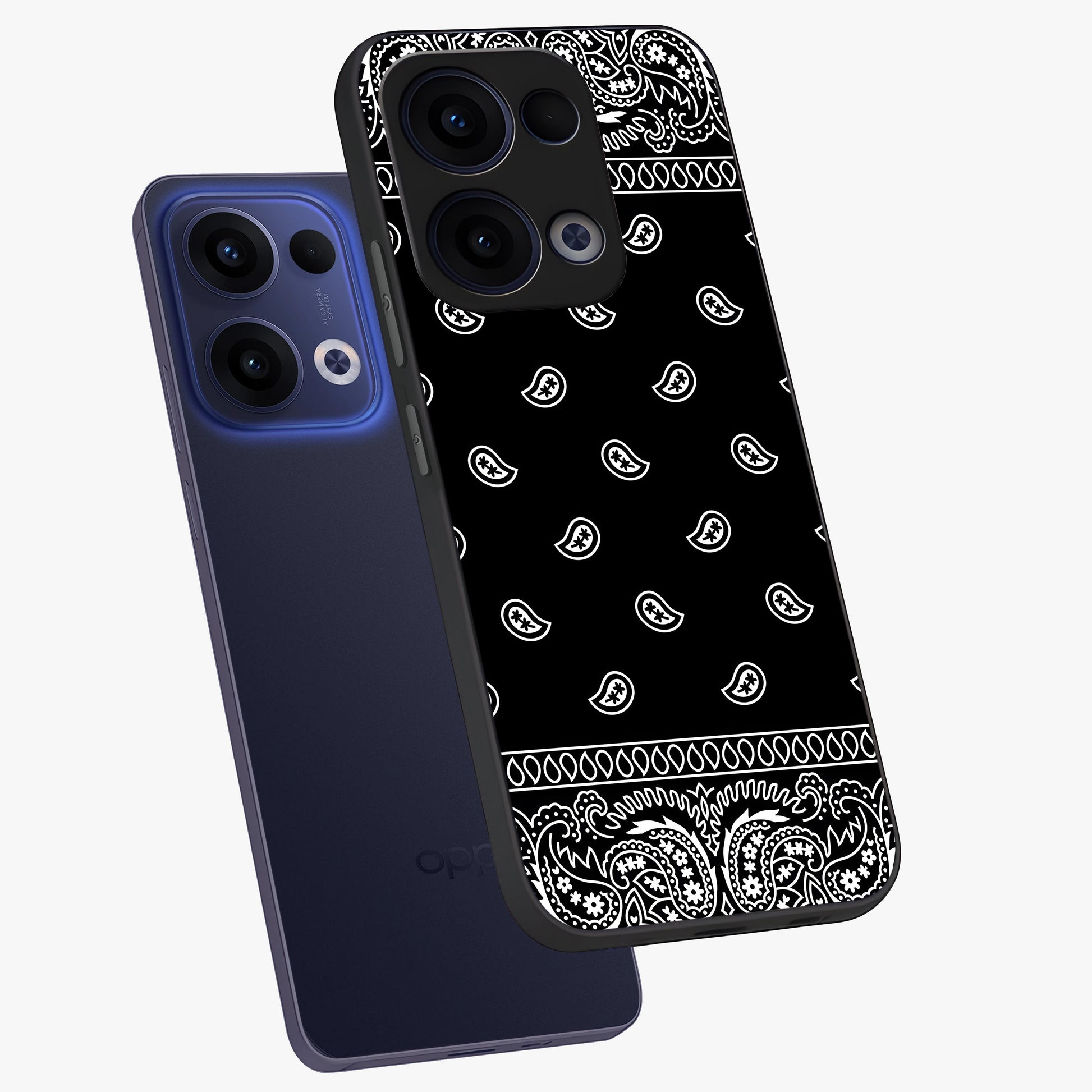 Retro Rebel Threads Glass Case displayed in angled mockup highlighting retro inspired graphic design with rebellious aesthetic.
