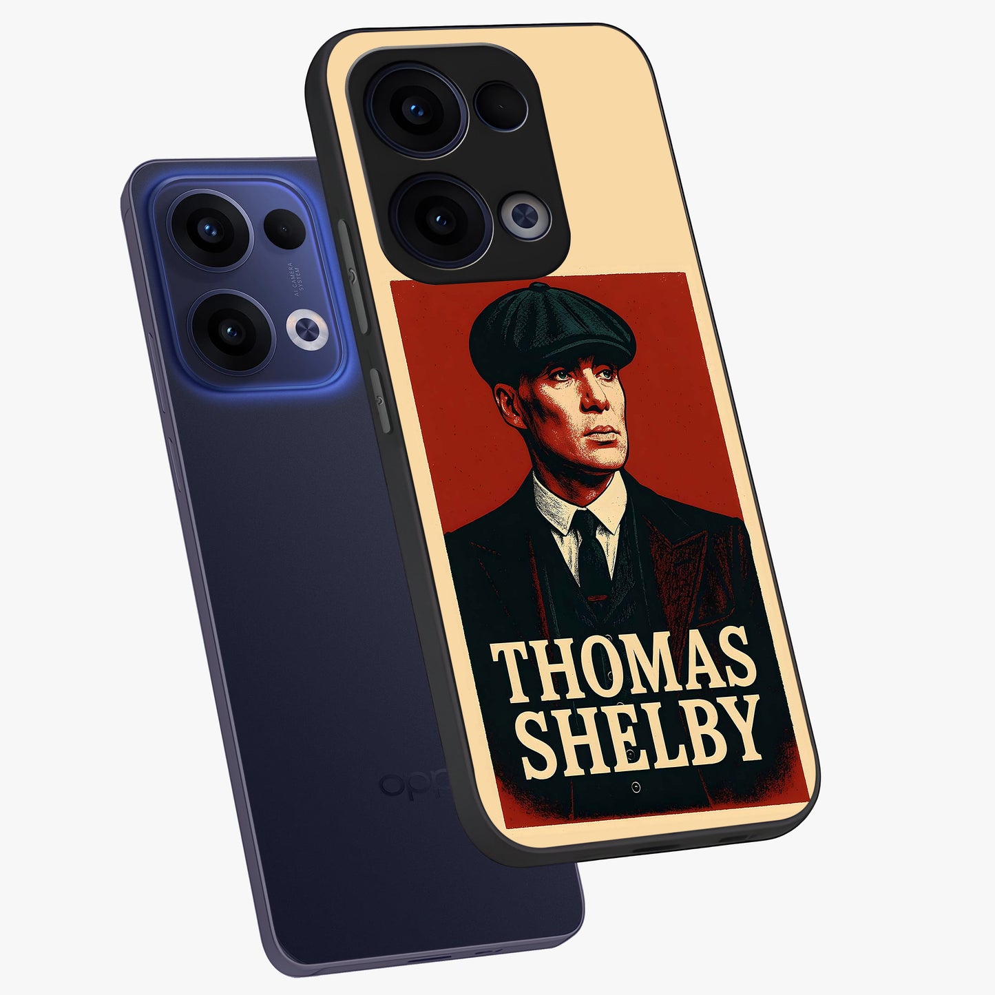 Vintage Mafia Authority Glass Case displayed in angled mockup highlighting powerful retro design with classic gangster aesthetic.