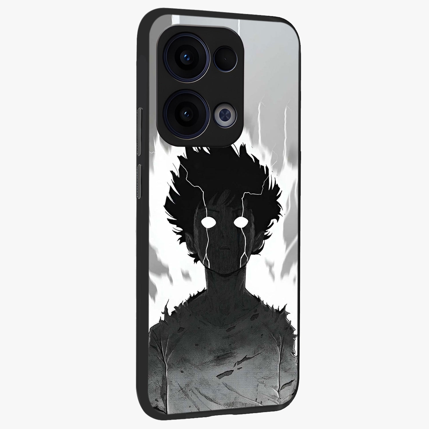 Awakened Inner Rage Glass Case upright view showcasing dramatic artwork with strong expressive aesthetic.
