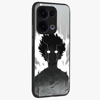 Awakened Inner Rage Glass Case upright view showcasing dramatic artwork with strong expressive aesthetic.