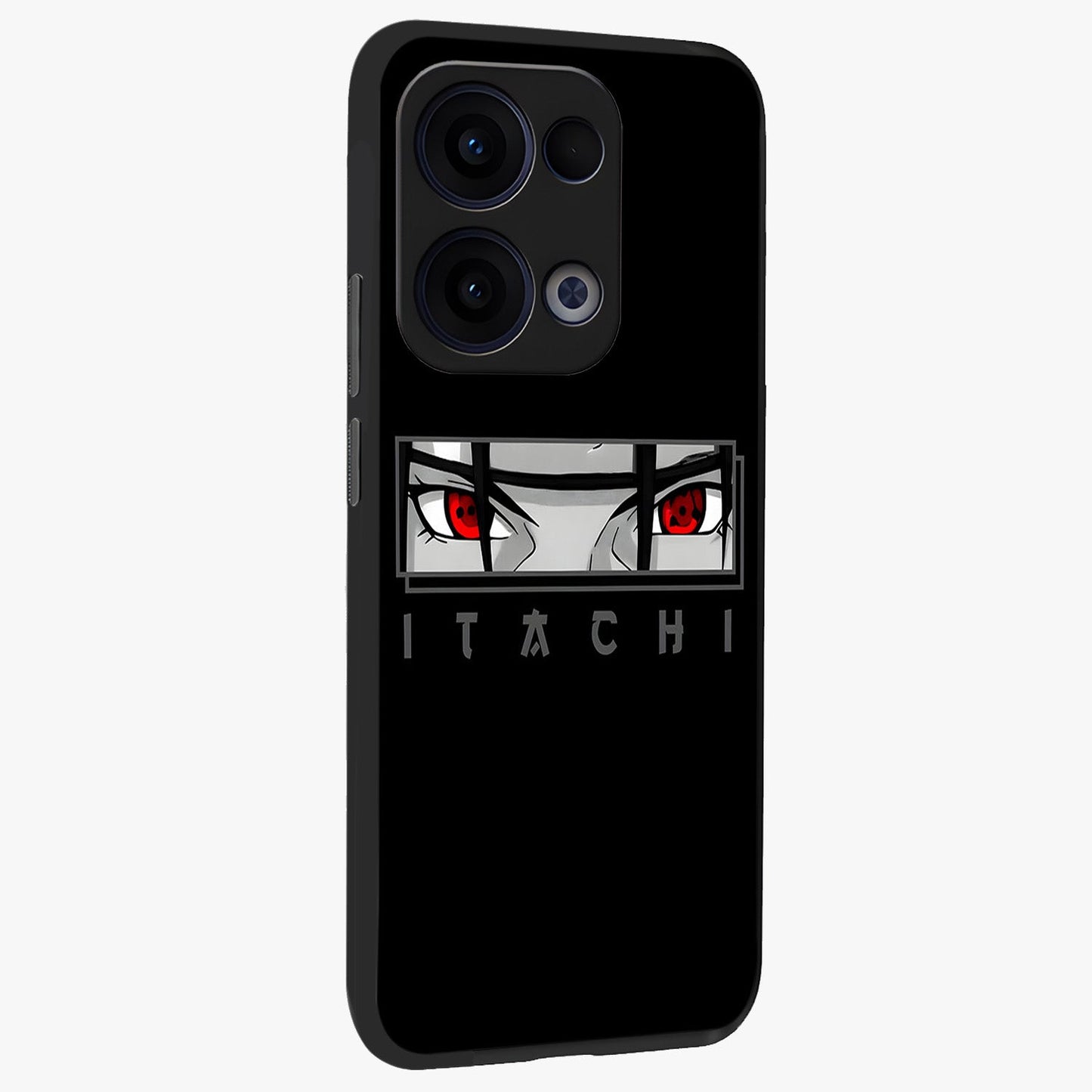 Scarlet Gaze Dominance Glass Case upright view showcasing powerful dramatic artwork with dominant artistic theme.