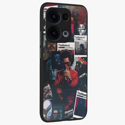 The Weeknd Glass Case upright view showcasing bold music themed artwork with contemporary artistic style.