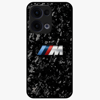 Carbon Speed Mark Glass Case showing flat back view with sporty carbon pattern artwork and glossy glass finish.