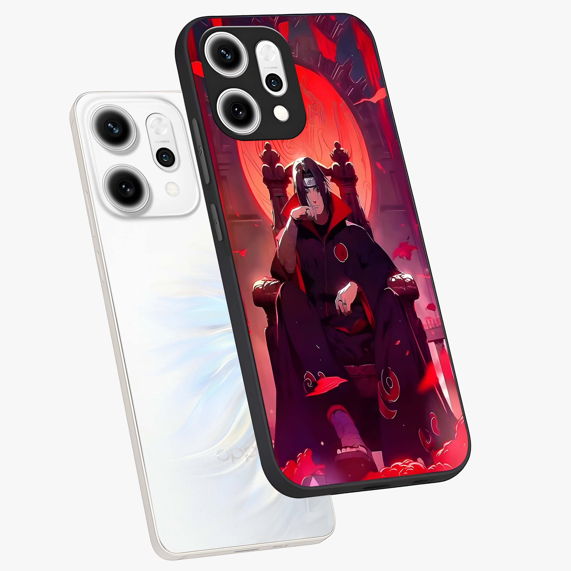 Blood Moon Sovereign Glass Case displayed in angled mockup highlighting dark celestial moon design and dramatic theme.