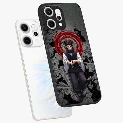 Cursed Ritual Ascension Glass Case displayed in angled mockup highlighting mystical ritual illustration with supernatural aesthetic.