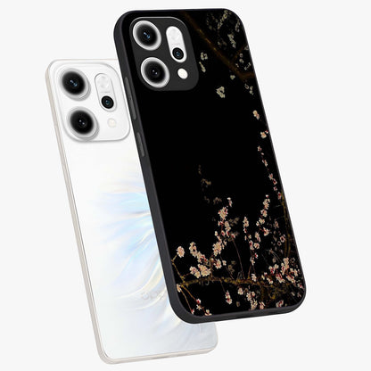 Petal Moon Light With Custom Name Glass Case displayed in angled mockup highlighting delicate petal design with custom name feature.