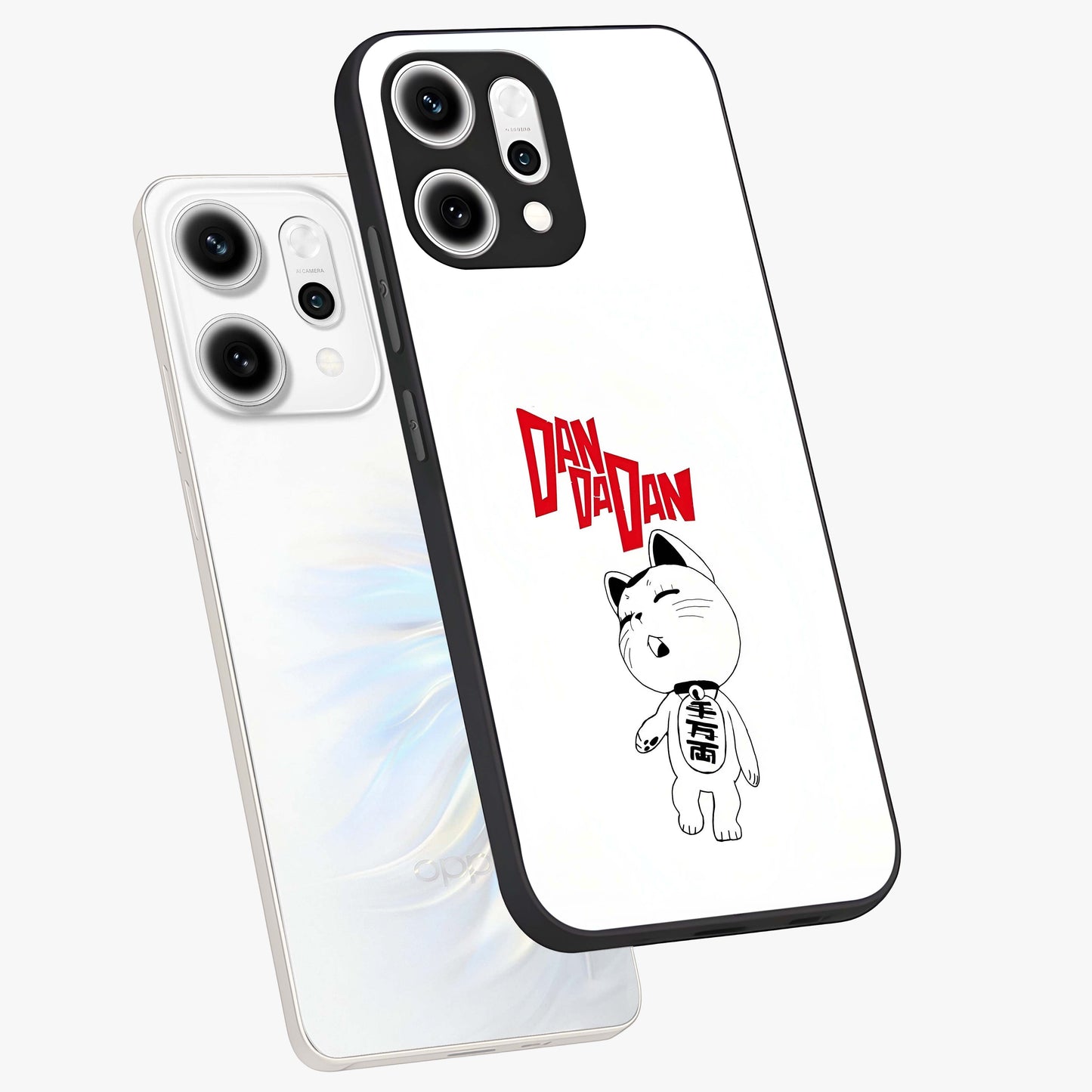 Playful Spirit Charm Glass Case displayed in angled mockup highlighting lively decorative design with playful aesthetic style.