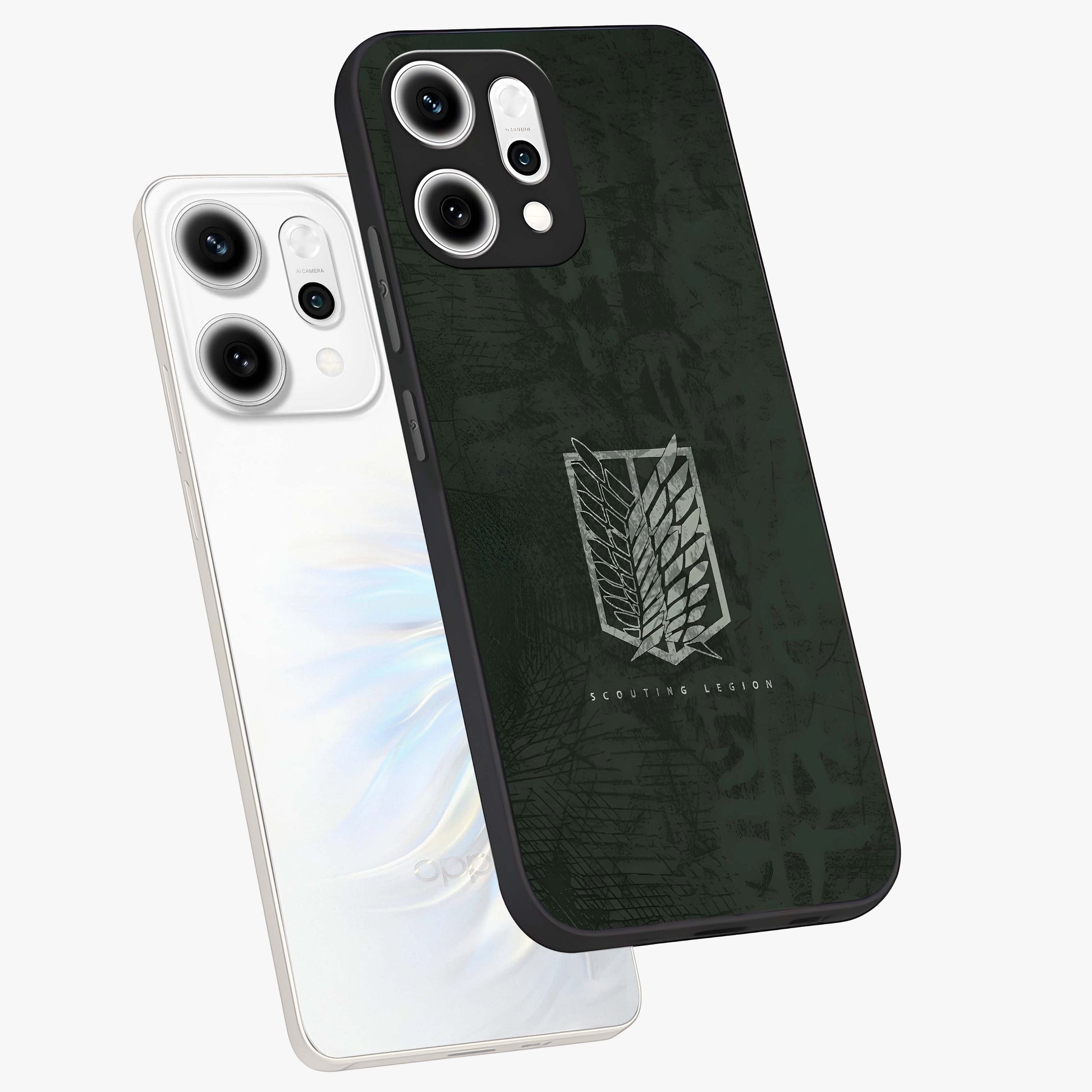 Wings Of Freedom Glass Case displayed in angled mockup highlighting graceful wing design with inspirational aesthetic.