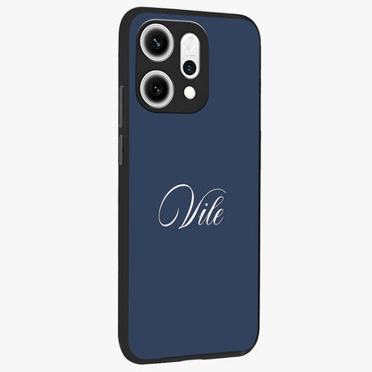 Blue Vintage Floral Pattern Glass Case displayed in angled mockup highlighting classic blue floral pattern and retro aesthetic design.