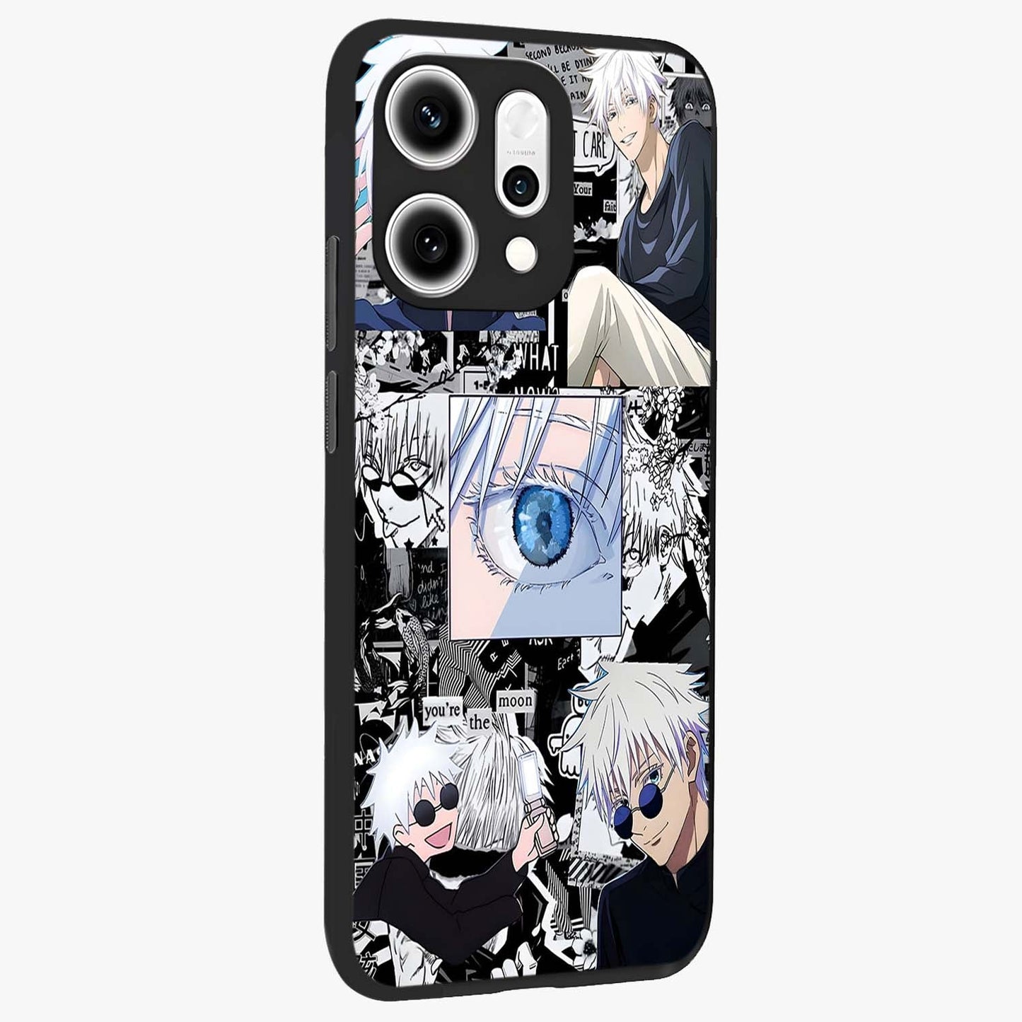 Infinity Sorcerer Chaos Glass Case upright view showcasing dramatic sorcerer artwork with chaotic mystical theme.