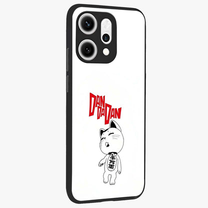 Playful Spirit Charm Glass Case upright view showcasing vibrant charm artwork with fun artistic theme.