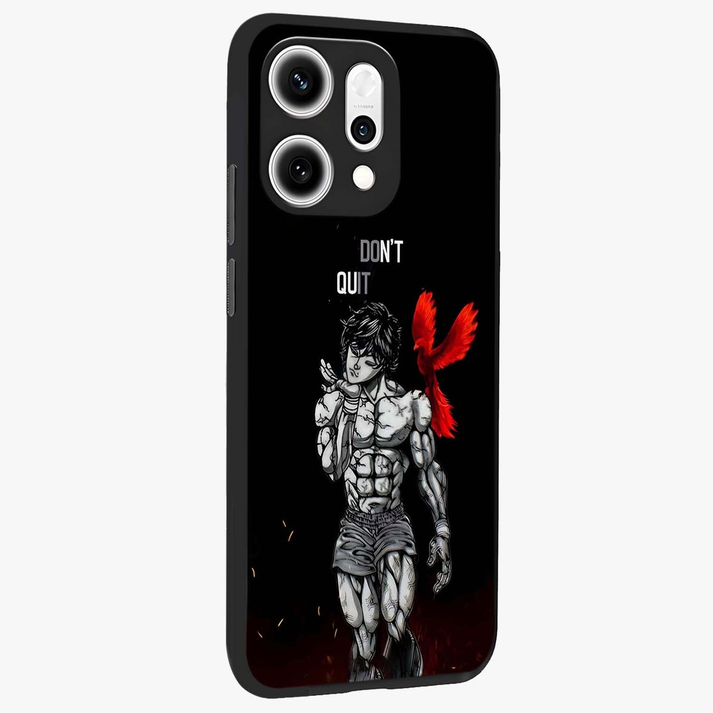 Rise Beyond Limits Glass Case upright view showcasing powerful inspirational artwork with uplifting theme.