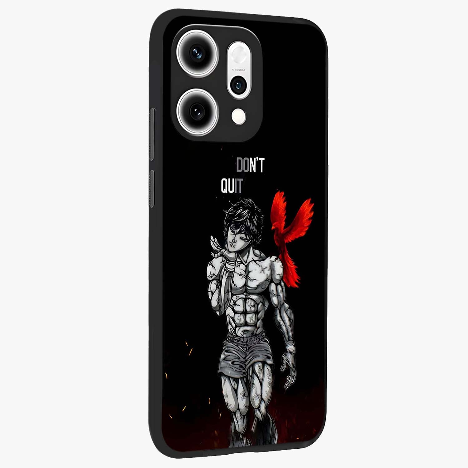 Rise Beyond Limits Glass Case upright view showcasing powerful inspirational artwork with uplifting theme.