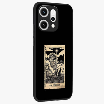 The Empress Glass Case upright view showcasing powerful empress themed artwork with luxurious artistic theme.