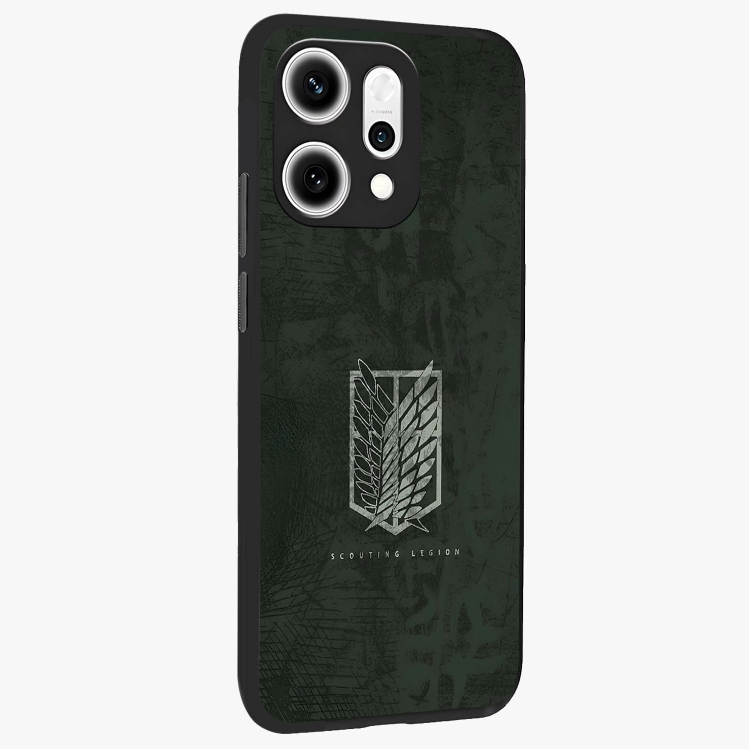 Wings Of Freedom Glass Case upright view showcasing powerful wings artwork with freedom themed design.