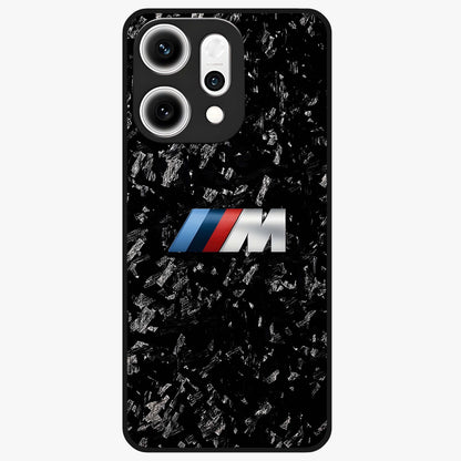 Carbon Speed Mark Glass Case showing flat back view with sporty carbon pattern artwork and glossy glass finish.