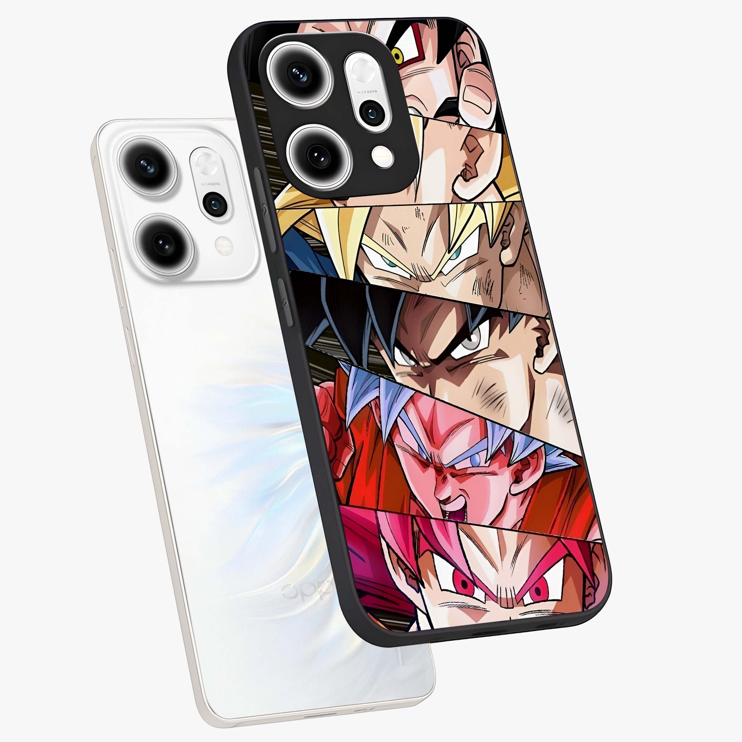 Anime Character Glass Case displayed in angled mockup highlighting colorful anime character illustration.