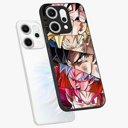 Anime Character Glass Case displayed in angled mockup highlighting colorful anime character illustration.