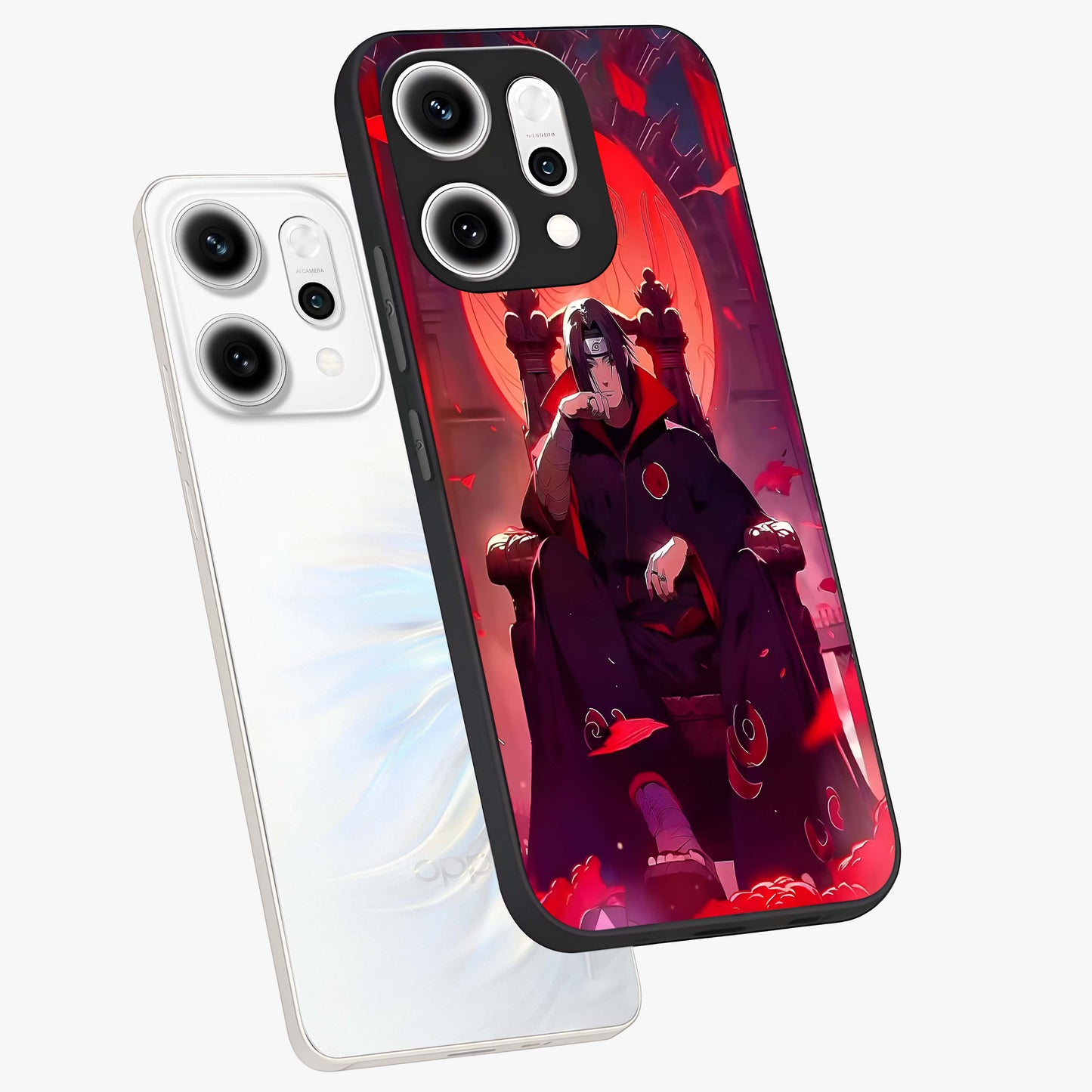 Blood Moon Sovereign Glass Case displayed in angled mockup highlighting dark celestial moon design and dramatic theme.