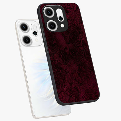 Crimson Fade Flow Glass Case displayed in angled mockup highlighting smooth gradient design with modern aesthetic style.