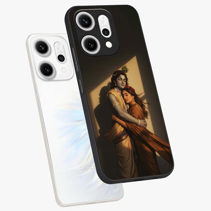 Divine Eternal Love Glass Case displayed in angled mockup highlighting elegant divine inspired design with peaceful aesthetic.