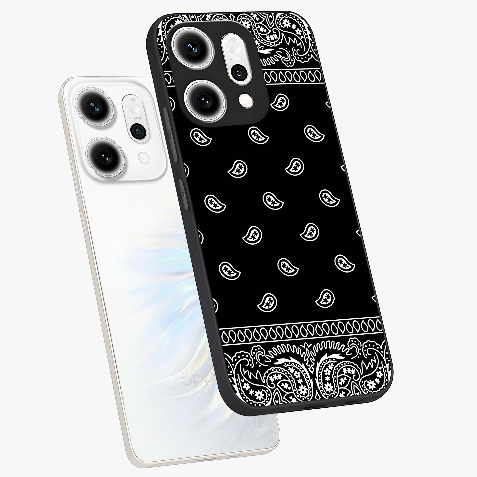 Retro Rebel Threads Glass Case displayed in angled mockup highlighting retro inspired graphic design with rebellious aesthetic.