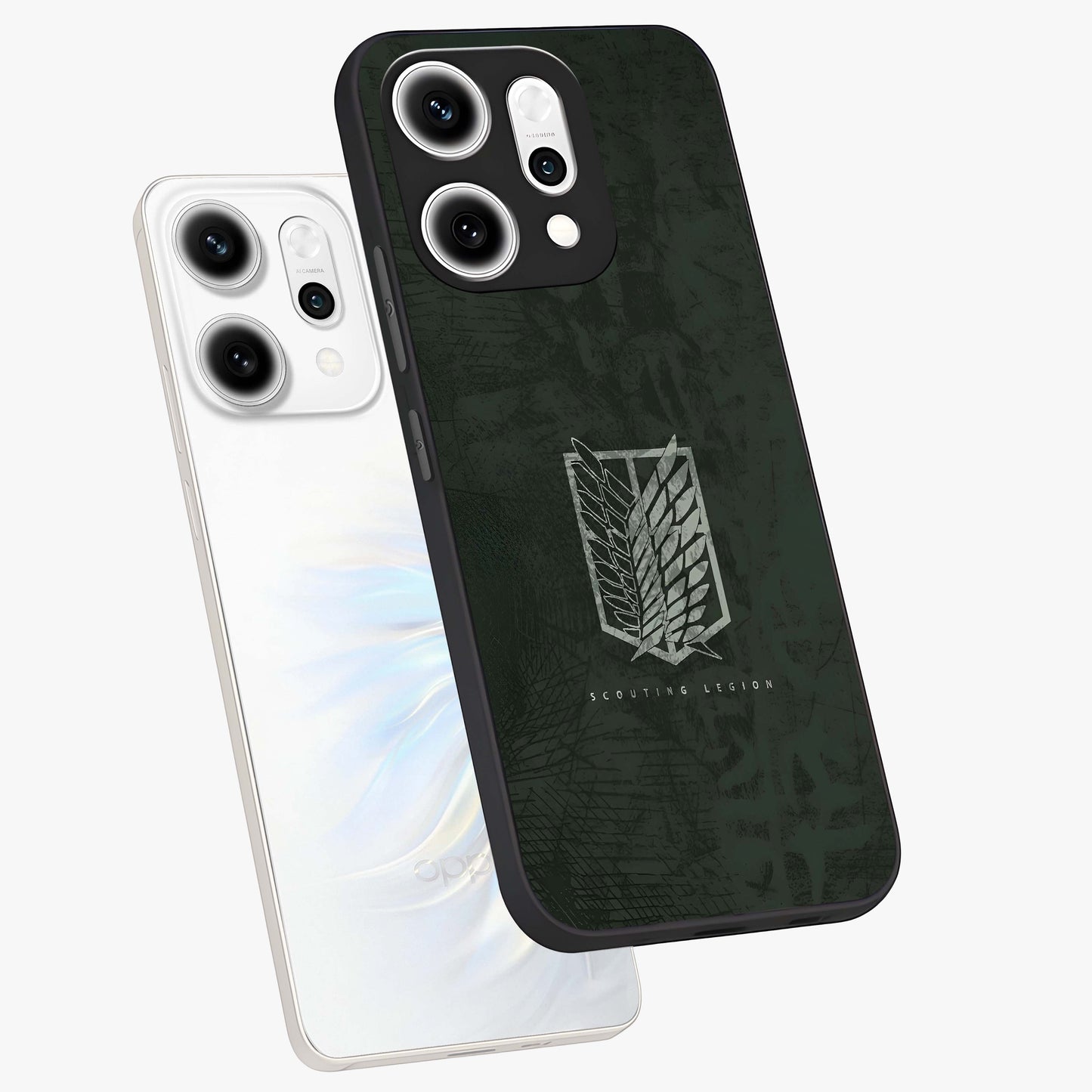 Wings Of Freedom Glass Case displayed in angled mockup highlighting graceful wing design with inspirational aesthetic.