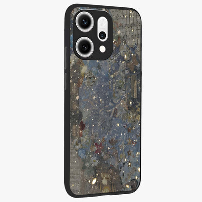 Aesthetic Astrolophia Glass Case upright view showcasing soft aesthetic theme with stylish modern look.